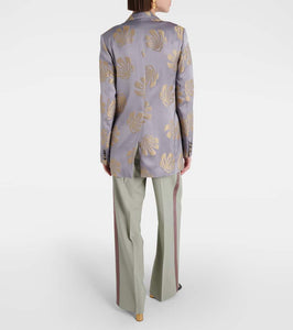 Dries Van Noten Printed jacquard blazer