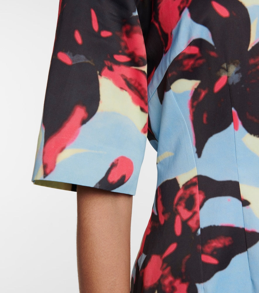 Dries Van Noten Printed midi dress
