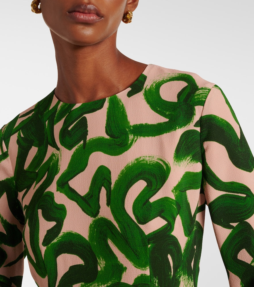 Dries Van Noten Printed midi dress
