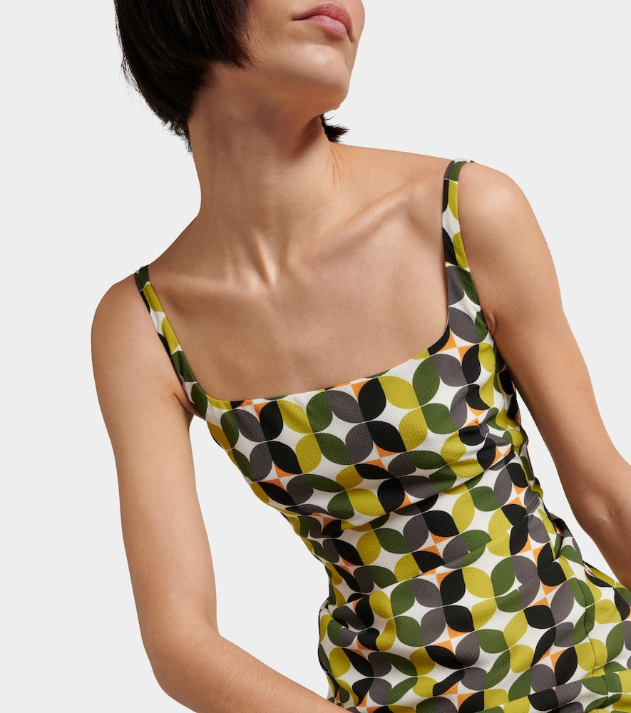 Dries Van Noten Printed  midi dress