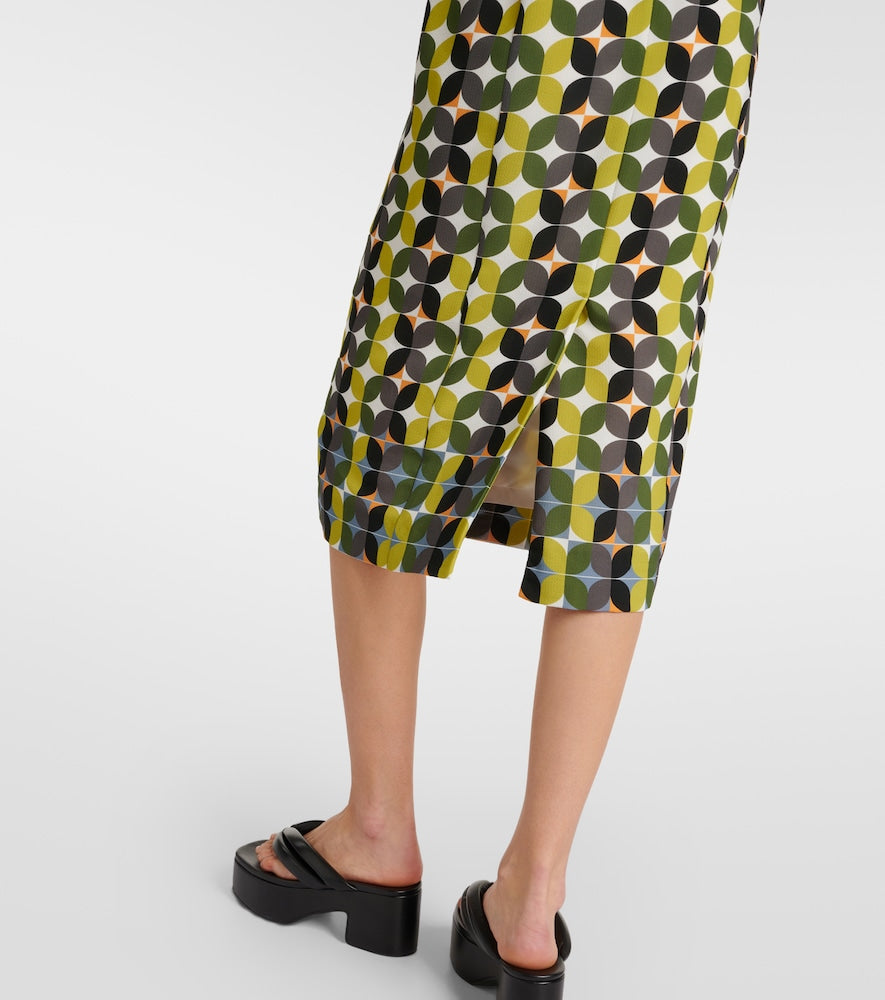 Dries Van Noten Printed  midi dress