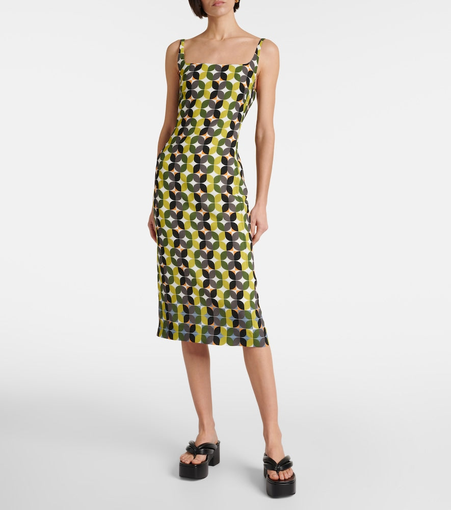 Dries Van Noten Printed  midi dress