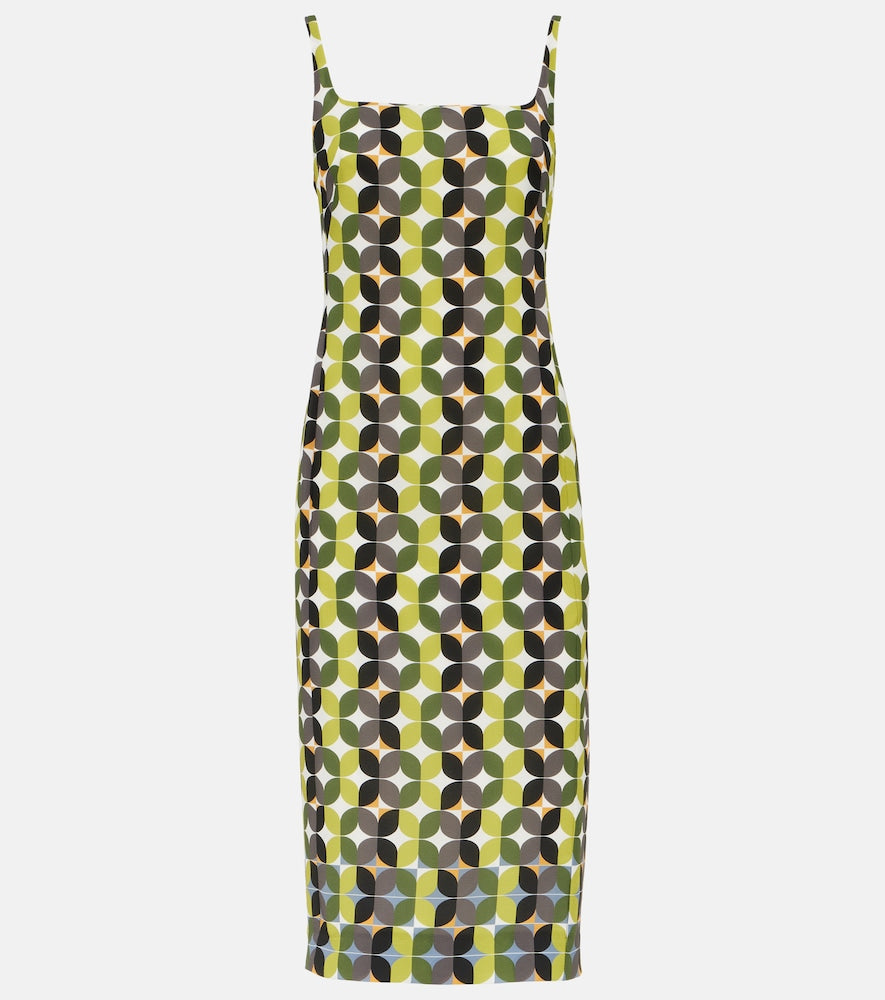 Dries Van Noten Printed  midi dress. Dries Van Noten 印花中长连衣裙