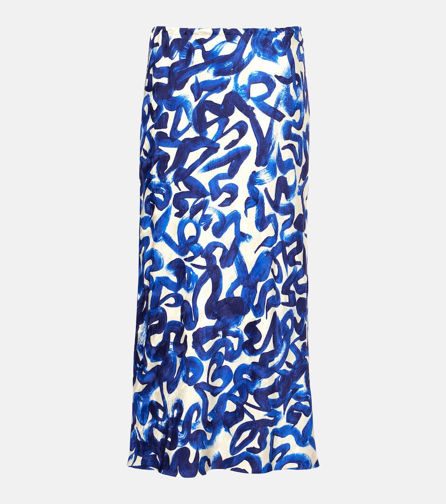 Dries Van Noten Printed midi skirt - Dries Van Noten 印花中长半身裙