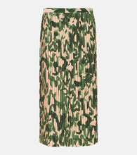 Dries Van Noten Printed pleated midi skirt - Dries Van Noten 印花褶裥中长裙