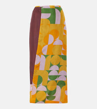 Dries Van Noten Printed silk satin maxi skirt - Dries Van Noten 印花真丝缎面长裙