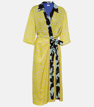 Dries Van Noten Printed wrap midi dress. Dries Van Noten 印花裹身中长连衣裙
