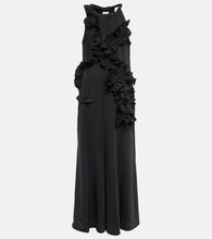 Dries Van Noten Ruffle-trimmed cotton jersey maxi dress