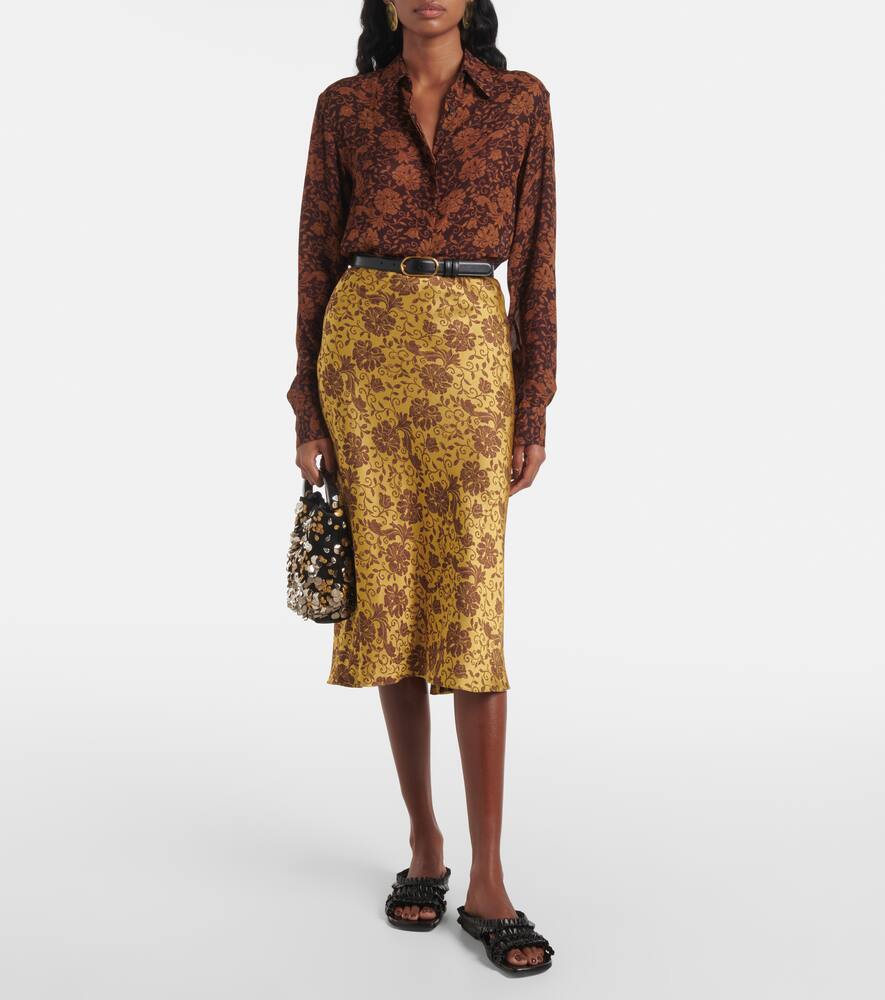 Dries Van Noten Ruffled leather sandals