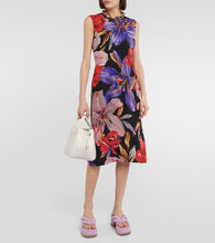 Dries Van Noten Satin midi dress