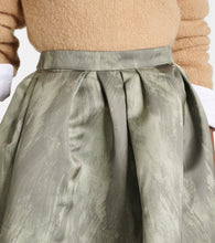 Dries Van Noten Satin midi skirt