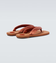 Dries Van Noten Satin thong sandals