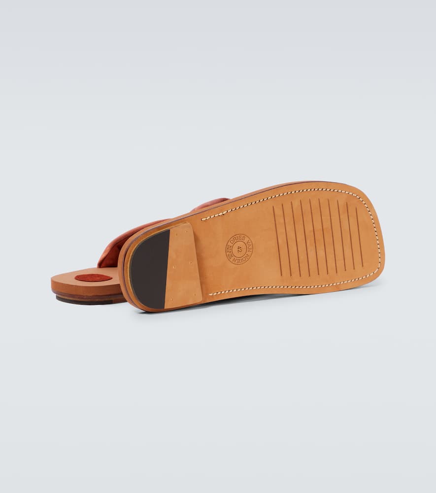 Dries Van Noten Satin thong sandals
