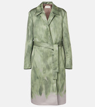 Dries Van Noten Satin wrap coat - Dries Van Noten 缎面裹身大衣