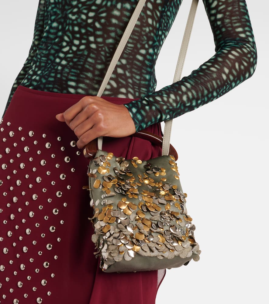 Dries Van Noten Small embroidered tote bag