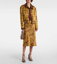 Dries Van Noten Snake-effect leather sandals