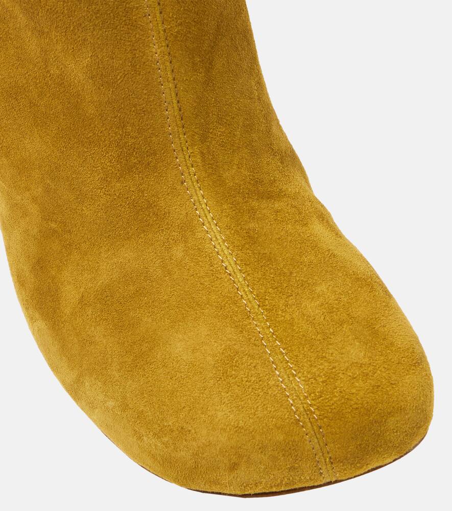 Dries Van Noten Suede knee-high boots