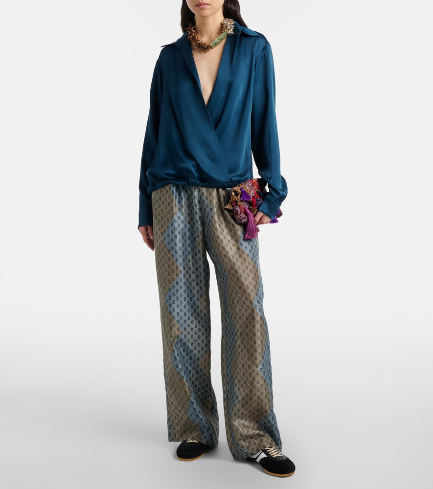 Dries Van Noten Suede mules
