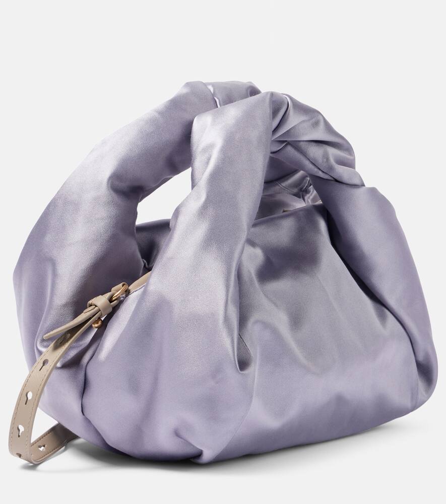 Dries Van Noten Twist satin tote bag