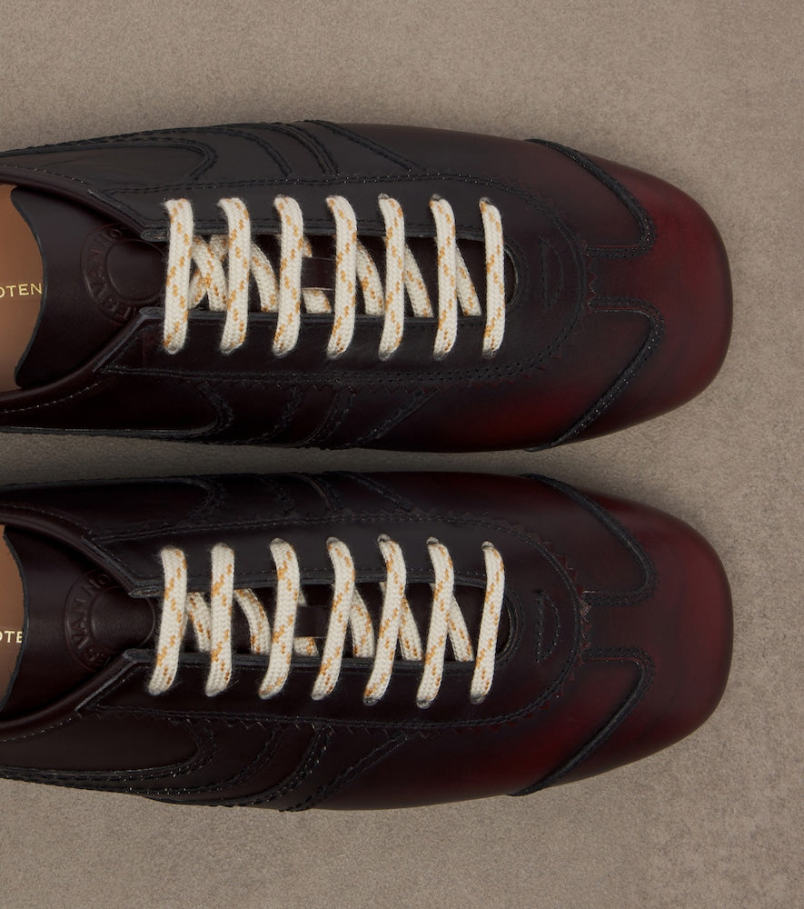 Dries Van Noten Leather sneakers - Brown Low-Top Sneakers