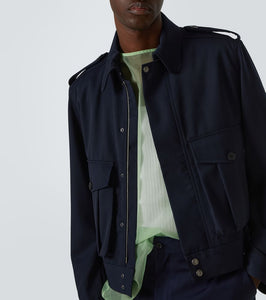 Dries Van Noten Wool gabardine jacket