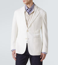 Dunhill Cotton piqu√É¬© blazer