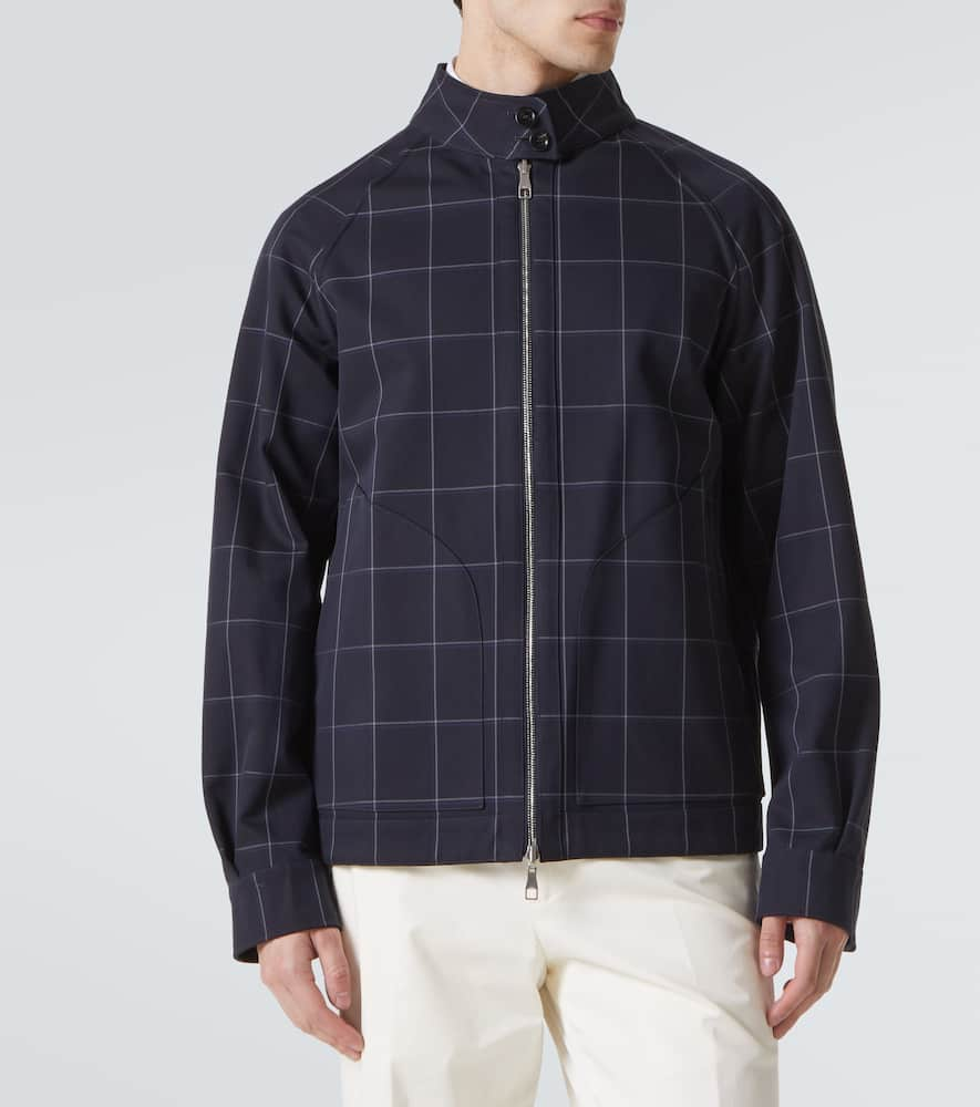 Dunhill Reversible cotton herrington jacket