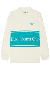 Duvin Design Members Only Rugby Polo in Beige - Duvin Design - Polo de rugby réservé aux membres - Beige - Duvin Design Members Only 米色橄榄球 Polo 衫 - Rugby-Poloshirt nur für Mitglieder von Duvin Design in Beige - Duvin Design Members Only 베이지색 럭비 폴로 - Polo da rugby per soli membri Duvin Design in beige