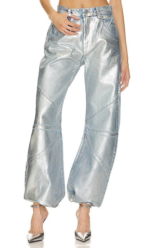 EB Denim Frederic in Metallic Silver
