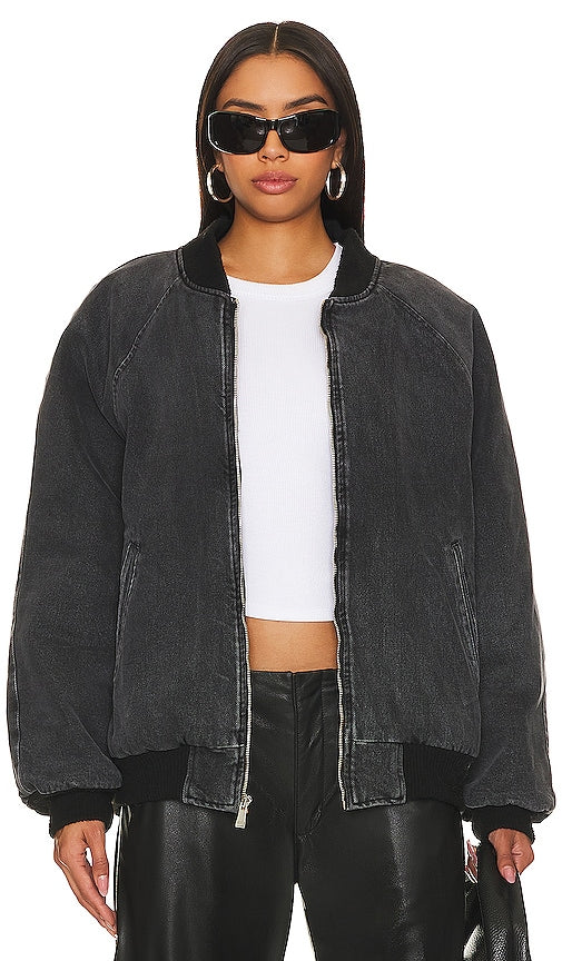 EB Denim Lombardi Zip Jacket in Black - EB Denim Lombardi - Veste zippée en noir - EB 黑色 Lombardi 牛仔拉链夹克 - EB Denim Lombardi Zip Jacke in Schwarz - EB Denim Lombardi 지퍼 재킷 색상 - Giacca con zip EB Denim Lombardi in nero