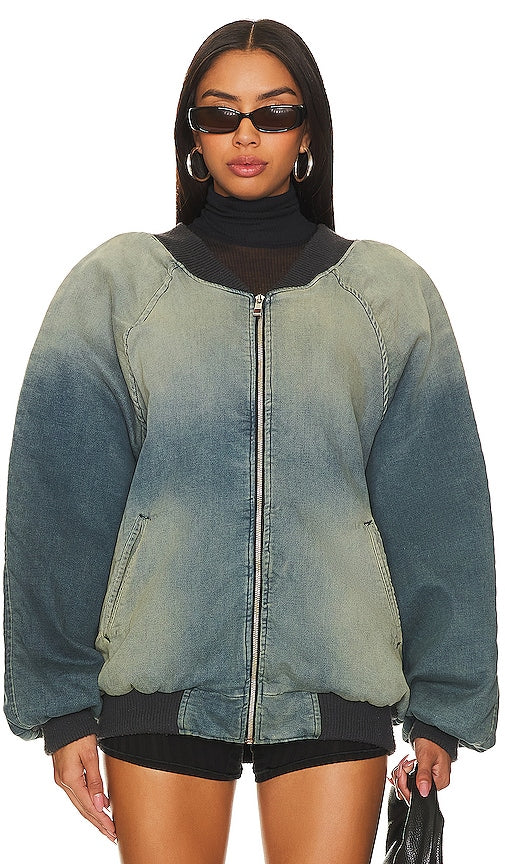 EB Denim Lombardi Zip Jacket in Blue