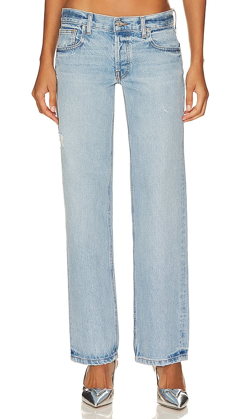 EB Denim Low Rise Baggy in Blue - Baggy EB Denim taille basse en bleu - EB 蓝色低腰宽松牛仔布 - EB Denim Low Rise Baggy in Blau - EB Denim 로우라이즈 배기 블루 색상 - EB Denim Baggy a vita bassa in blu