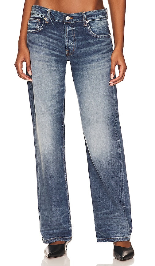 EB Denim Low Rise Baggy in Blue - Baggy EB Denim taille basse en bleu - EB 蓝色低腰宽松牛仔布 - EB Denim Low Rise Baggy in Blau - EB Denim 로우라이즈 배기 블루 색상 - EB Denim Baggy a vita bassa in blu