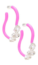 EMMA PILLS Hottest Obsession Hoops in Pink