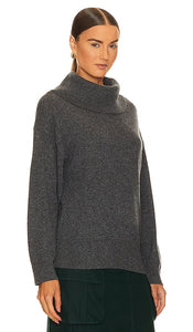 Equipment Mathilde Turtleneck Sweater in Charcoal