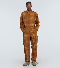 ERL Checked cotton corduroy shirt