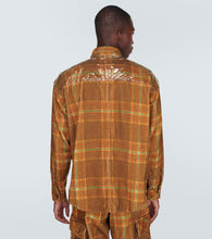 ERL Checked cotton corduroy shirt