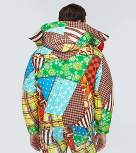 ERL Printed cotton-blend down jacket