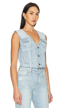 ETICA Hollis Denim Vest in Blue