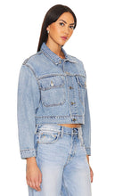 ETICA River Crop Jacket in Blue