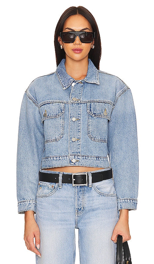 ETICA River Crop Jacket in Blue