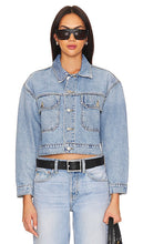 ETICA River Crop Jacket in Blue