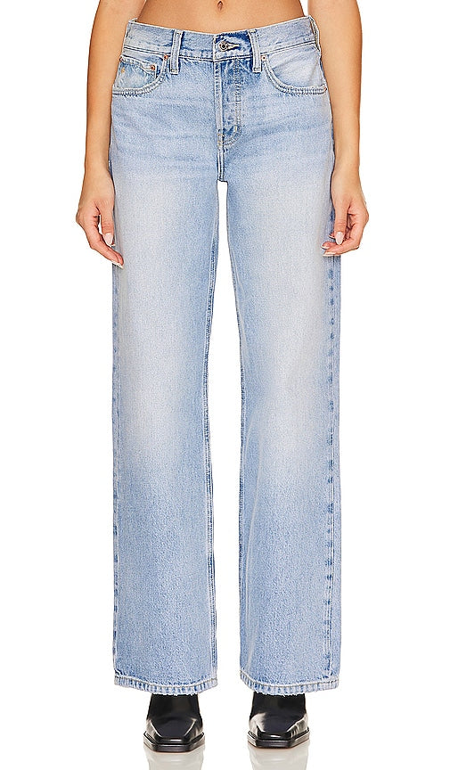 ETICA Stanton Relaxed Wide Leg in Blue - ETICA Stanton jambe large décontractée en bleu - ETICA Stanton 蓝色休闲阔腿裤 - ETICA Stanton Relaxed Wide Leg in Blau - ETICA Stanton 릴랙스 와이드 레그 블루 색상 - ETICA Stanton gamba larga rilassata in blu