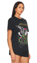 Ed Hardy Eagle Snake Tee in Black