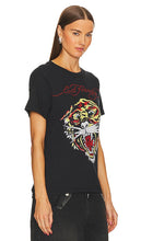 Ed Hardy Retro Tiger Tee in Black