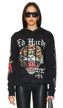 Ed Hardy Tiger Dagger Hoodie in Black - Ed Hardy - Tiger Dagger - Sweat à capuche noir - Ed Hardy Tiger Dagger 黑色连帽衫 - Ed Hardy Tiger Dagger Kapuzenpullover in Schwarz - Ed Hardy Tiger Dagger 후디블랙 색상 - Felpa con cappuccio Ed Hardy Tiger Dagger nera