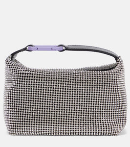 Eera Moonbag embellished mesh pouch
