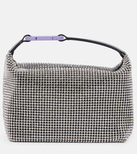 Eera Moonbag embellished mesh shoulder bag