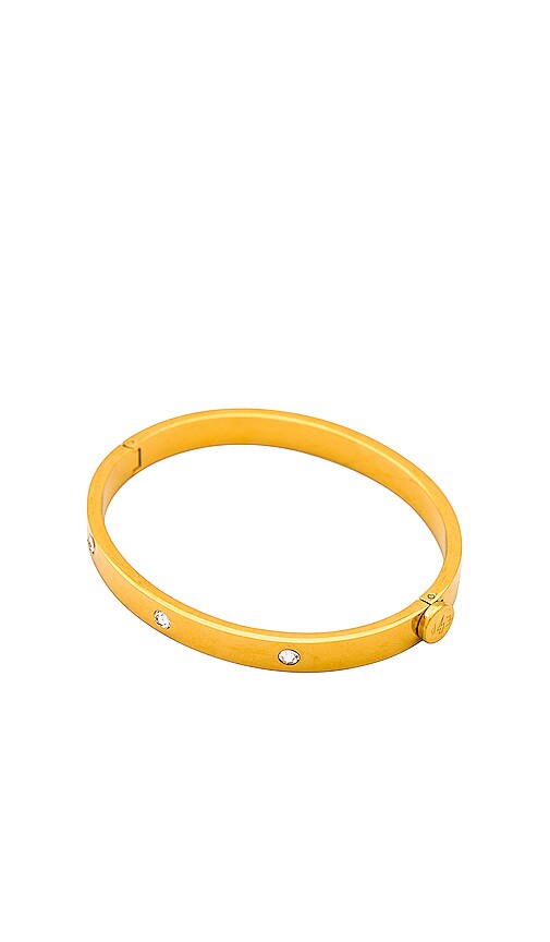 Electric Picks Jewelry Forever Bracelet in Metallic Gold