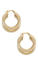 Electric Picks Jewelry Nirvana Earrings in Metallic Gold